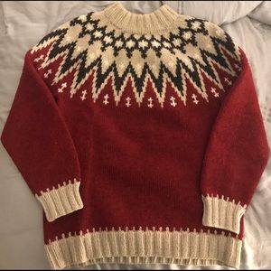 100% Wool Sweater - Handmade in Denmark